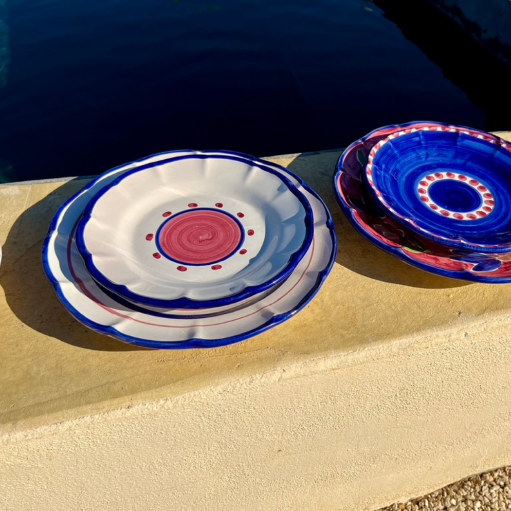 Sienna Salad Plate - Handmade & Hand Painted on the Amalfi