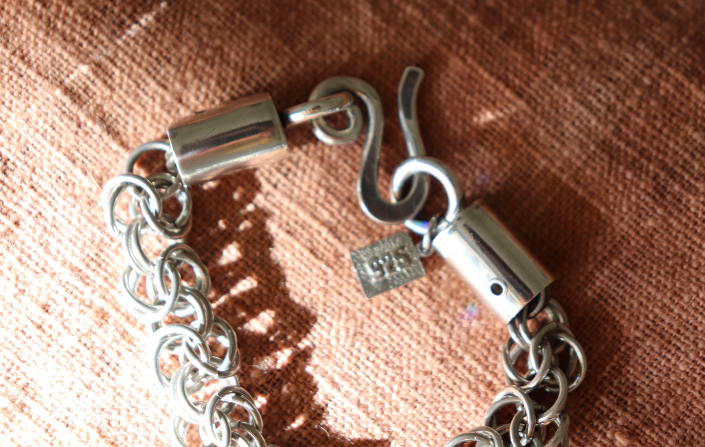 STERLING SILVER CHUNKY 60S BRACELET