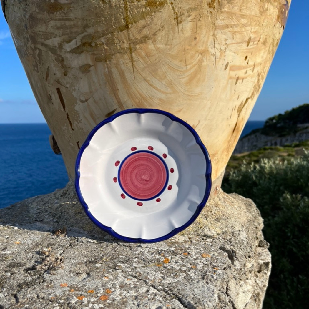 Sienna Salad Plate - Handmade & Hand Painted on the Amalfi
