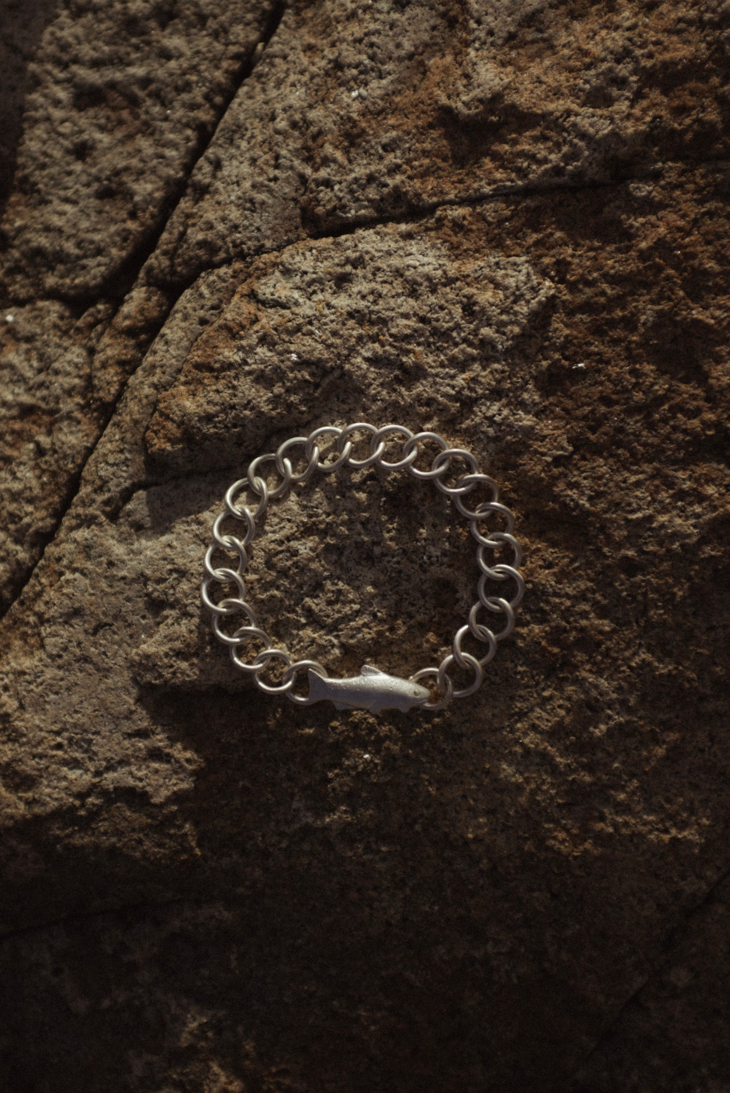SILVER TROUT NECKLACE