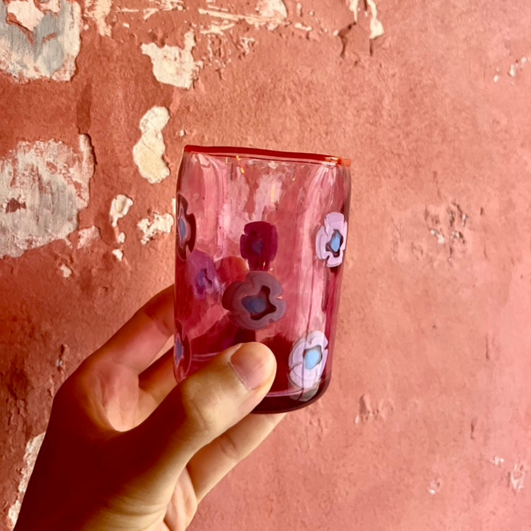 Cleo - Handblown Murano Drinking Glass/Tumbler