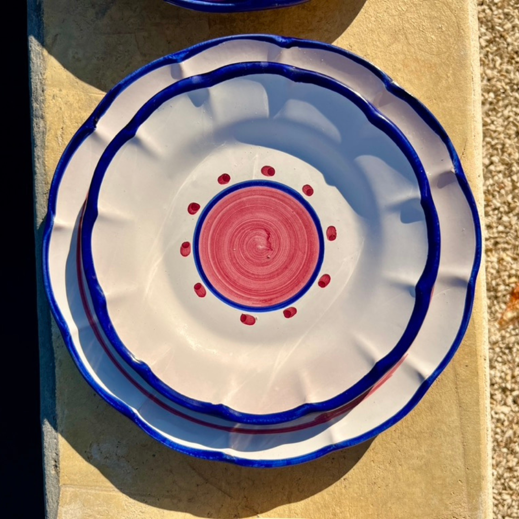 Sienna Salad Plate - Handmade & Hand Painted on the Amalfi
