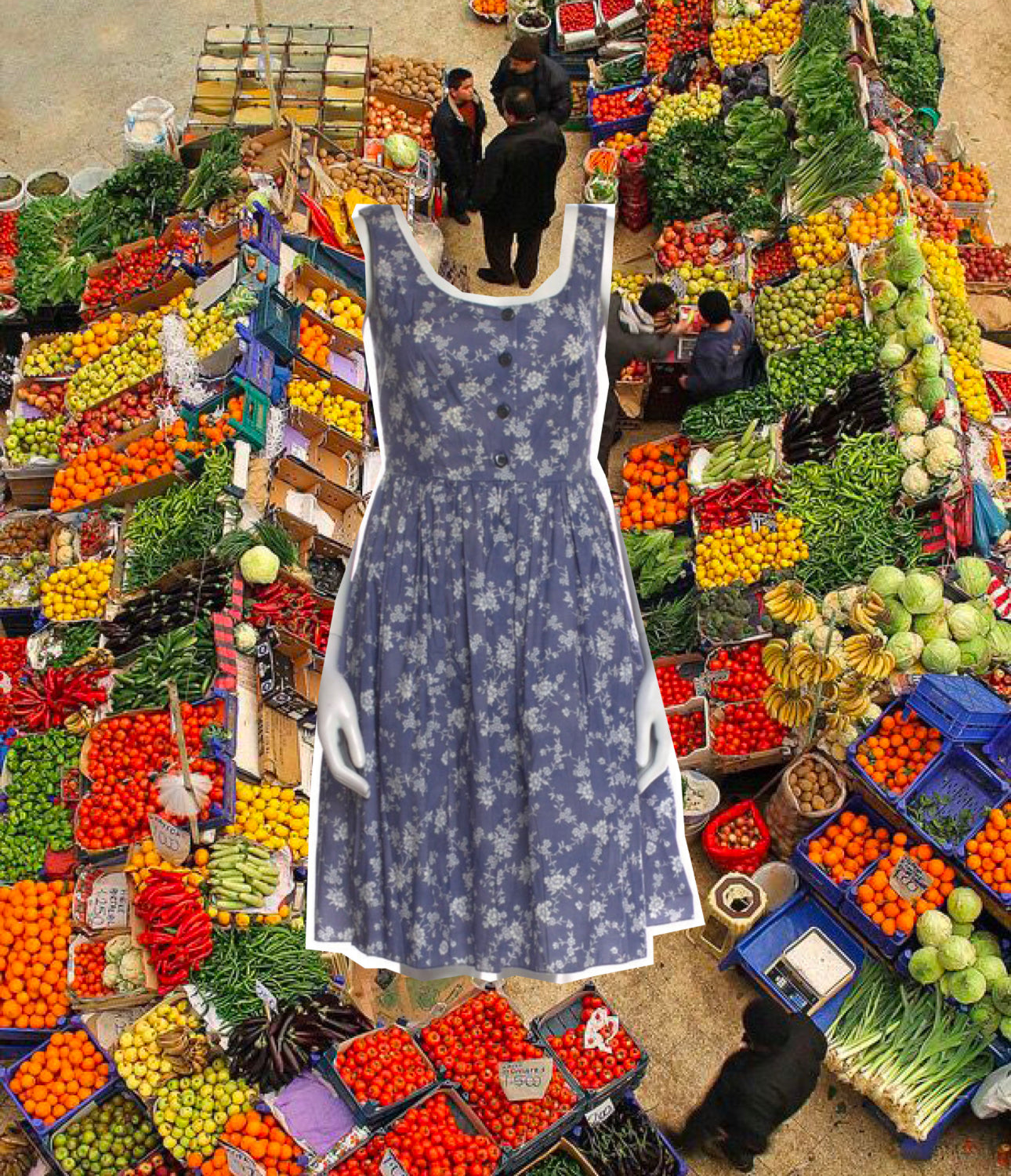 DESIGNER RESALE X PRADA FLORAL SHIFT DRESS