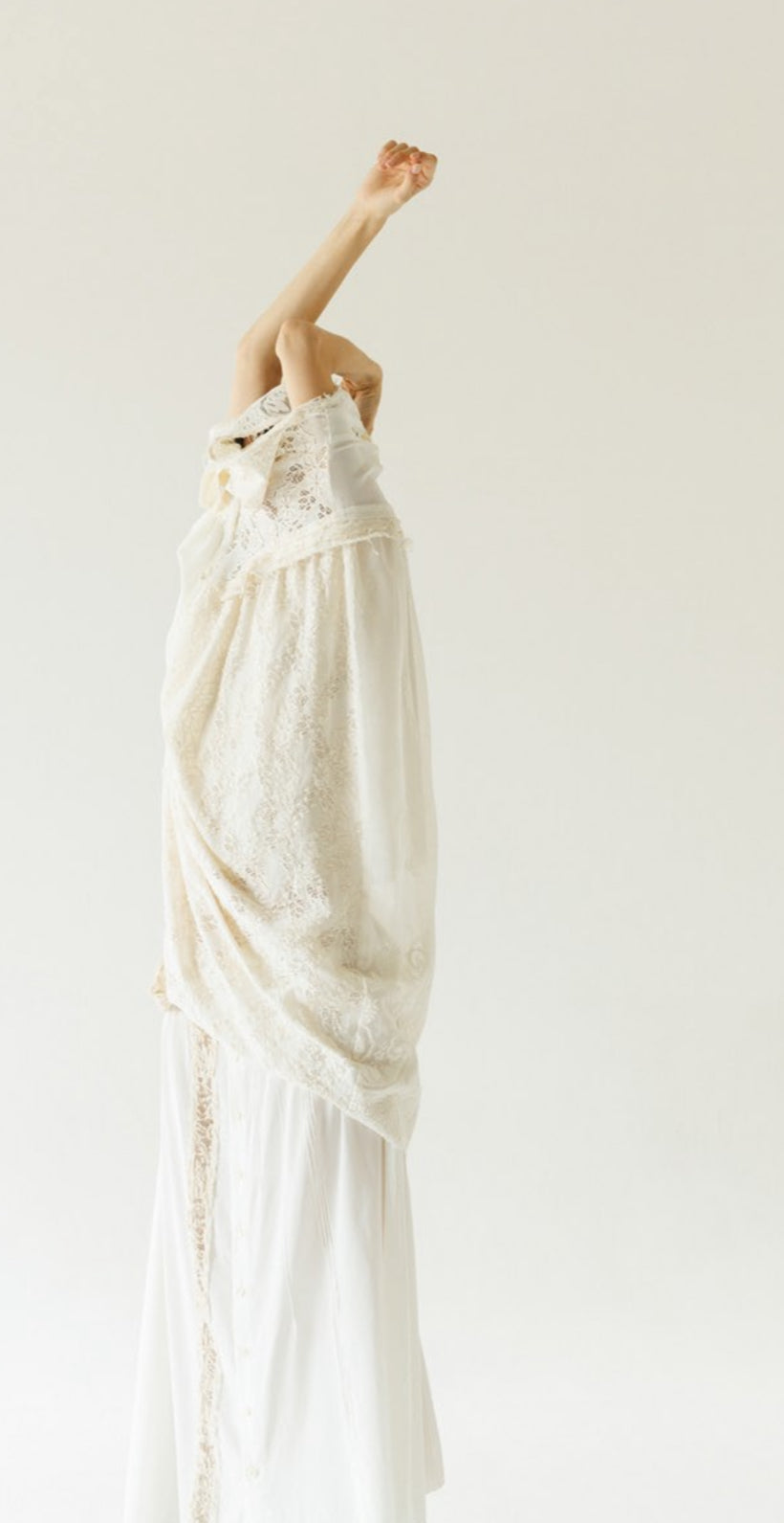 DRESS WITH LACE PATCH