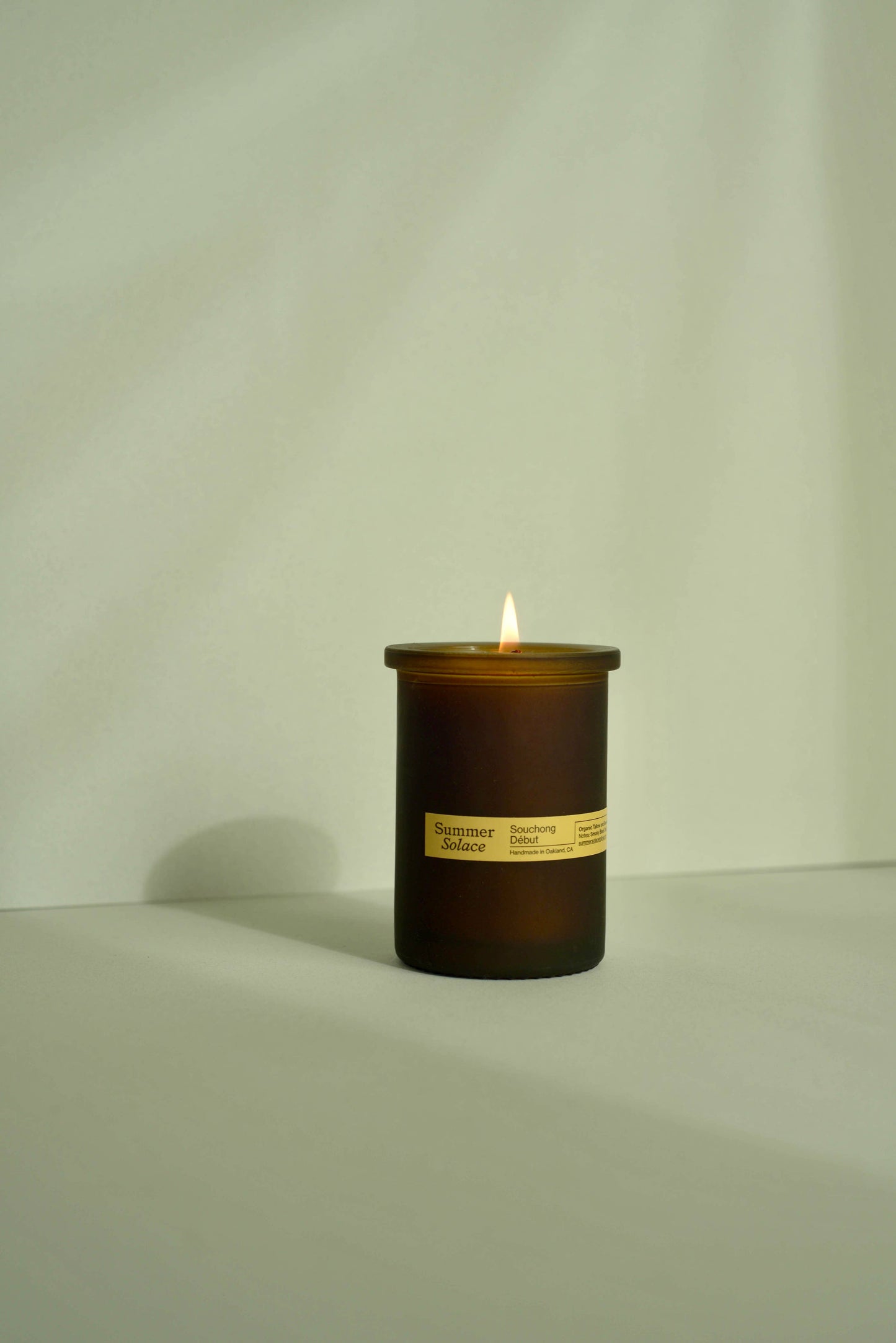 Souchong Debut (Black Tea & Vetiver) Perfumed Tallow Candle