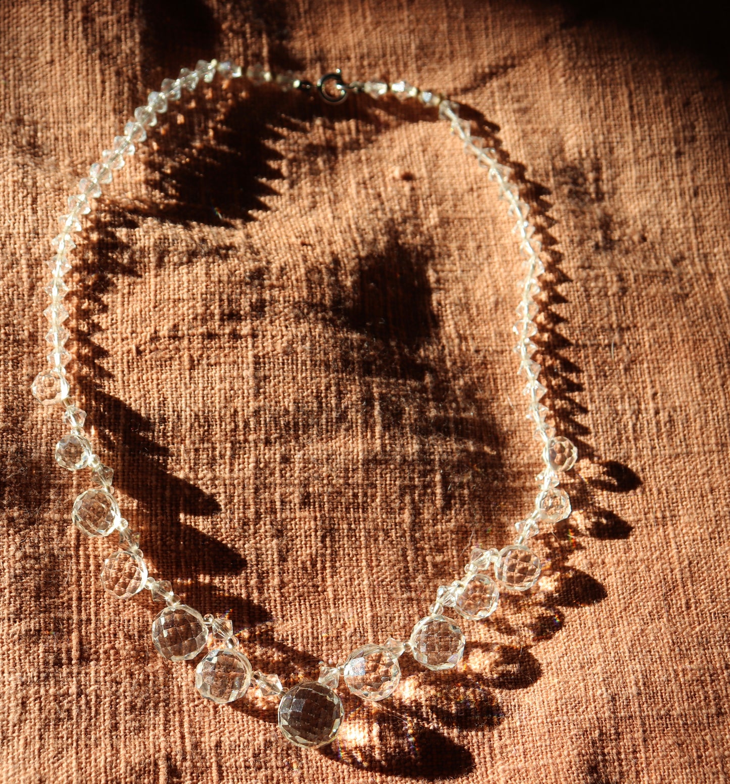CRYSTAL 20S BEADED NECKLACE