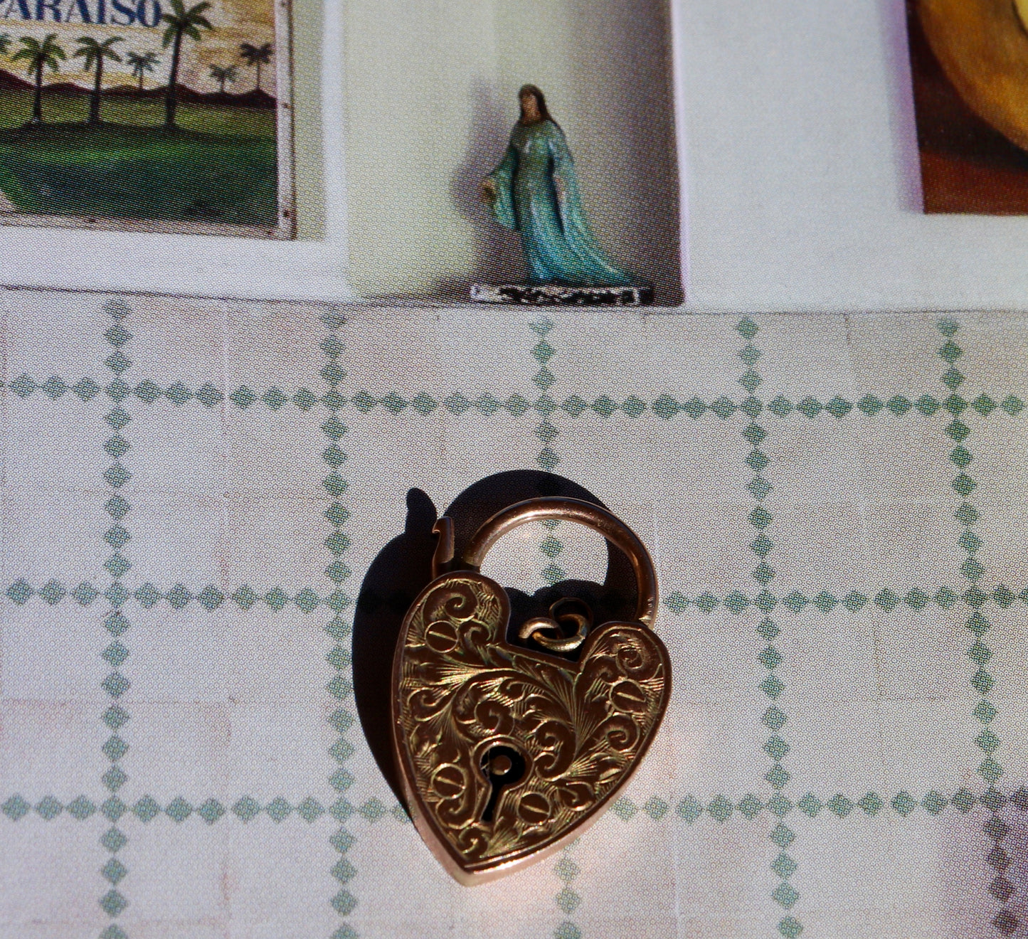 9ct GOLD HEART PENDANT
