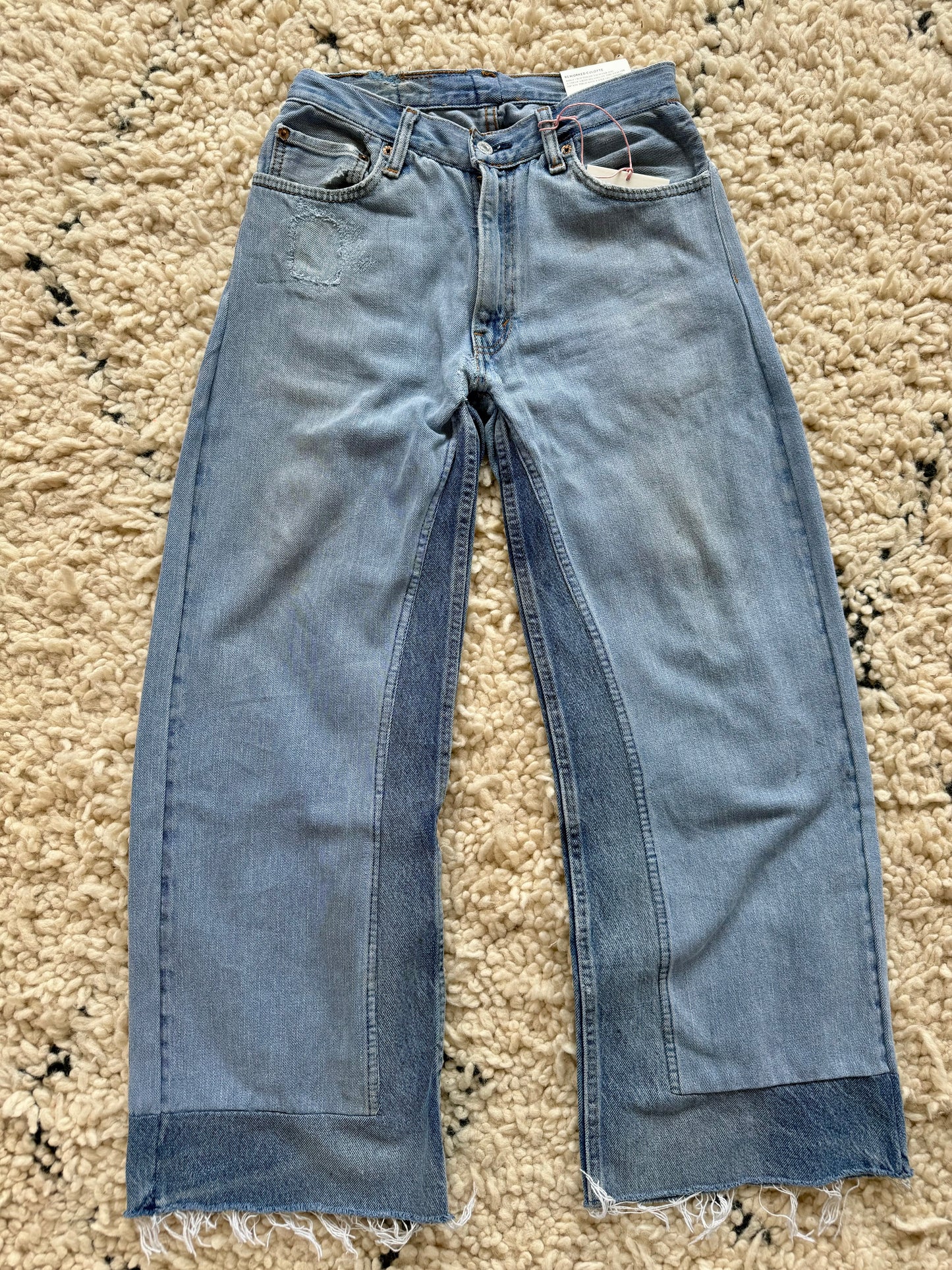 B SIDES  REWORKED CULOTTE VINTAGE INDIGO
