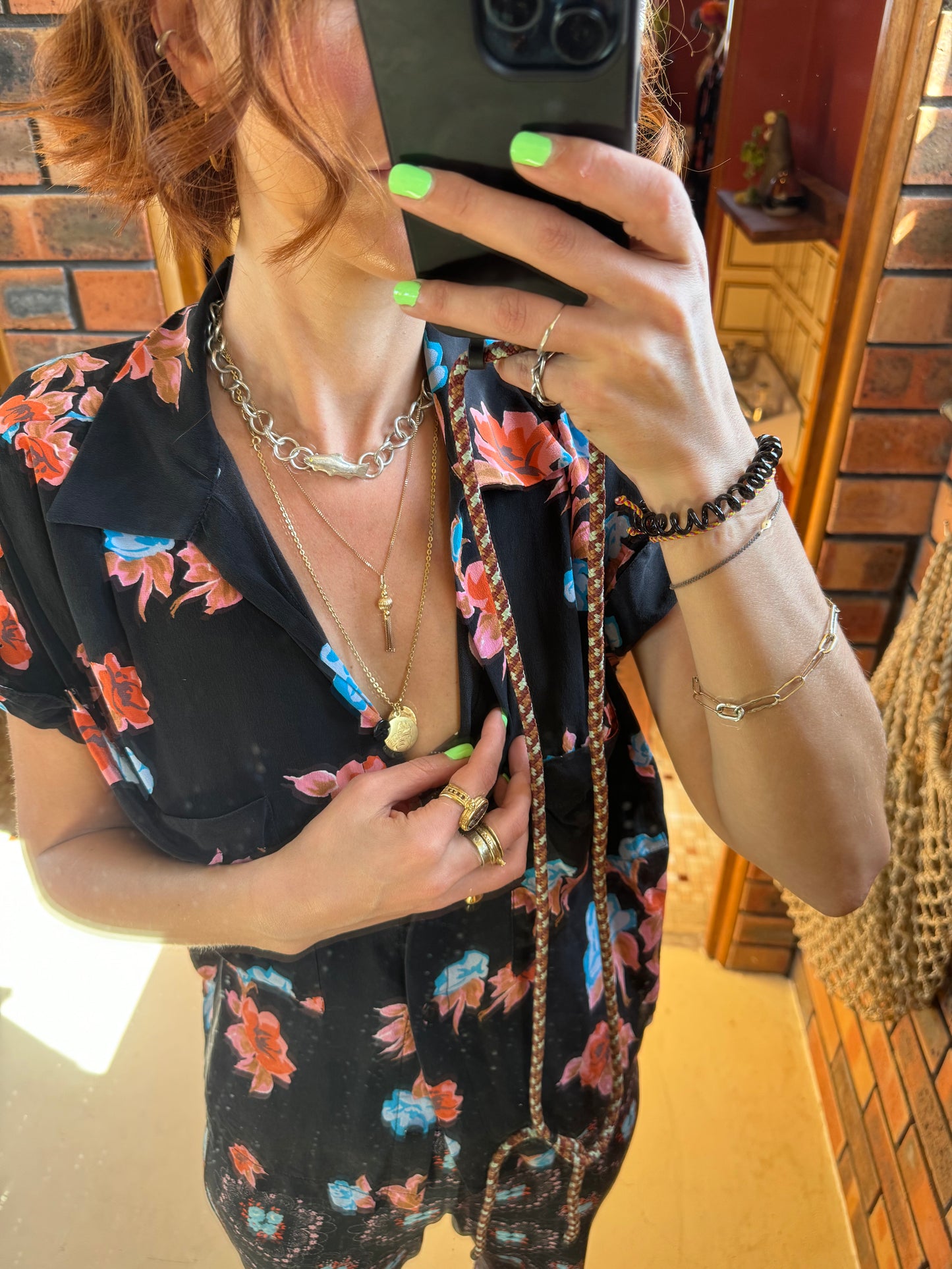 SUSTAIN No.6 STORE SILK FLORAL shirt
