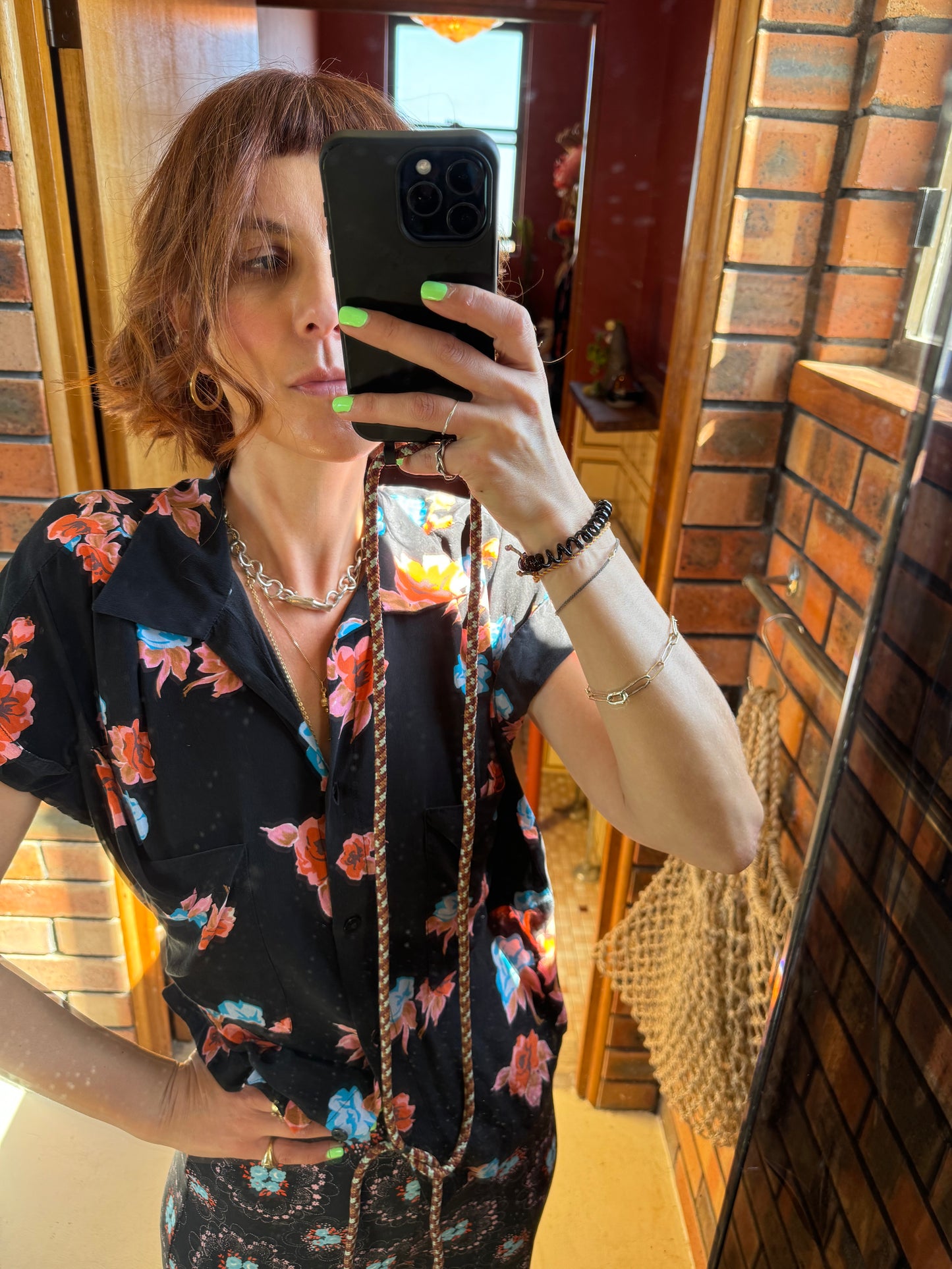 SUSTAIN No.6 STORE SILK FLORAL shirt