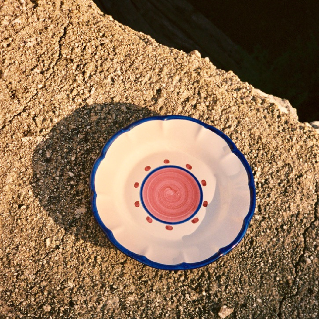 Sienna Salad Plate - Handmade & Hand Painted on the Amalfi