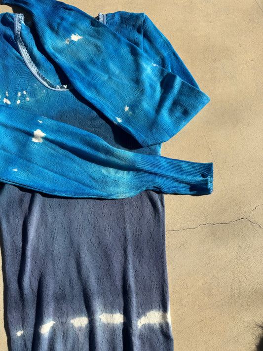 FIELD WOOL & COTTON SPENCER ~ ULTRAMARINE BLUE