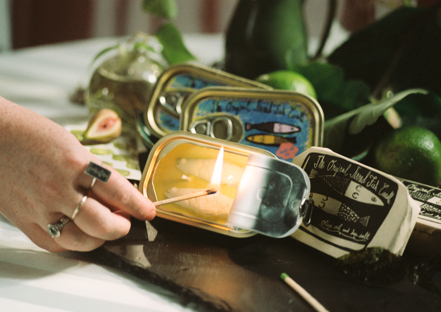 Tinned Fish Candle - Olive Oil and Sea Salt
