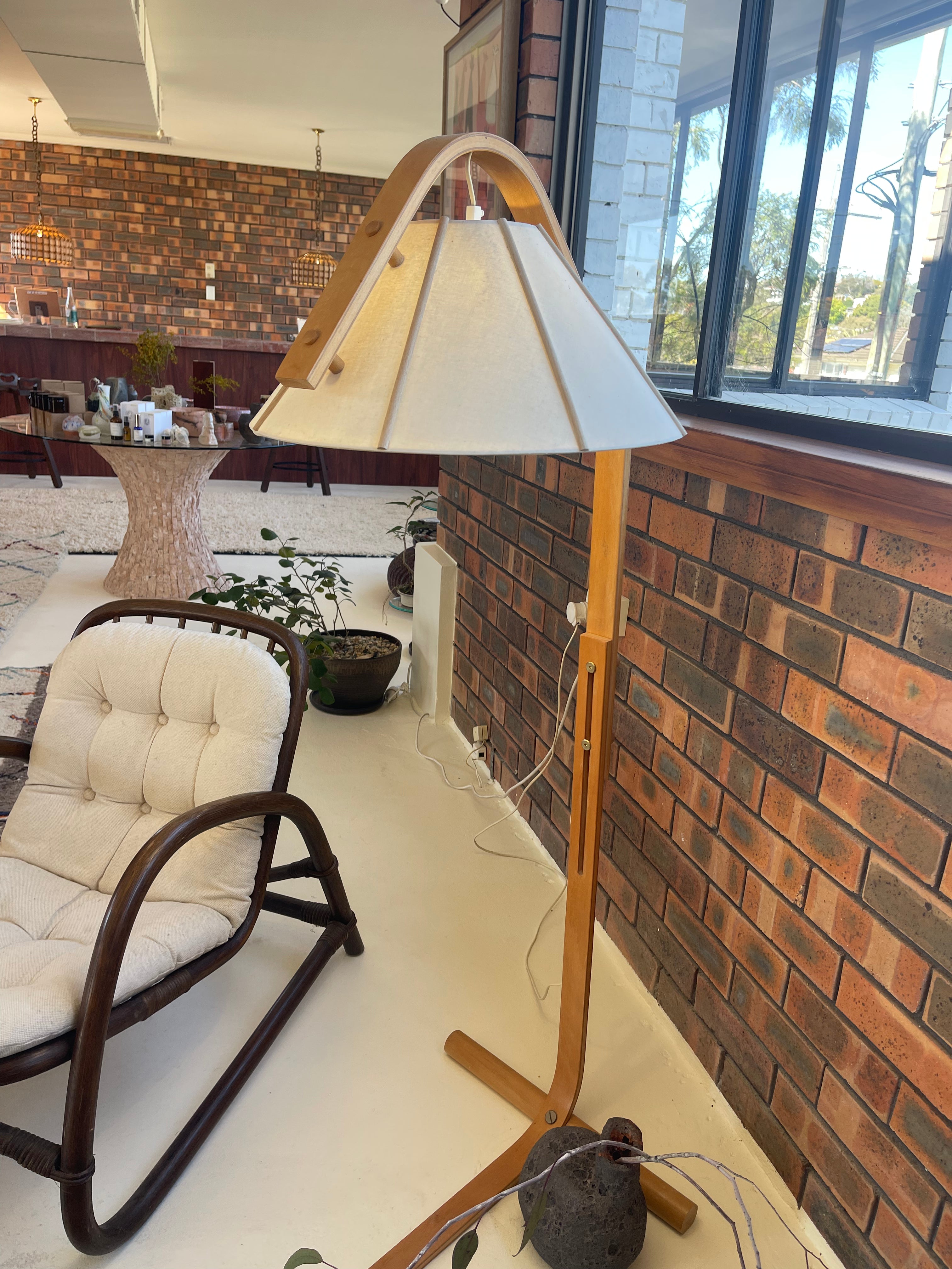 Swedish floor store lamp