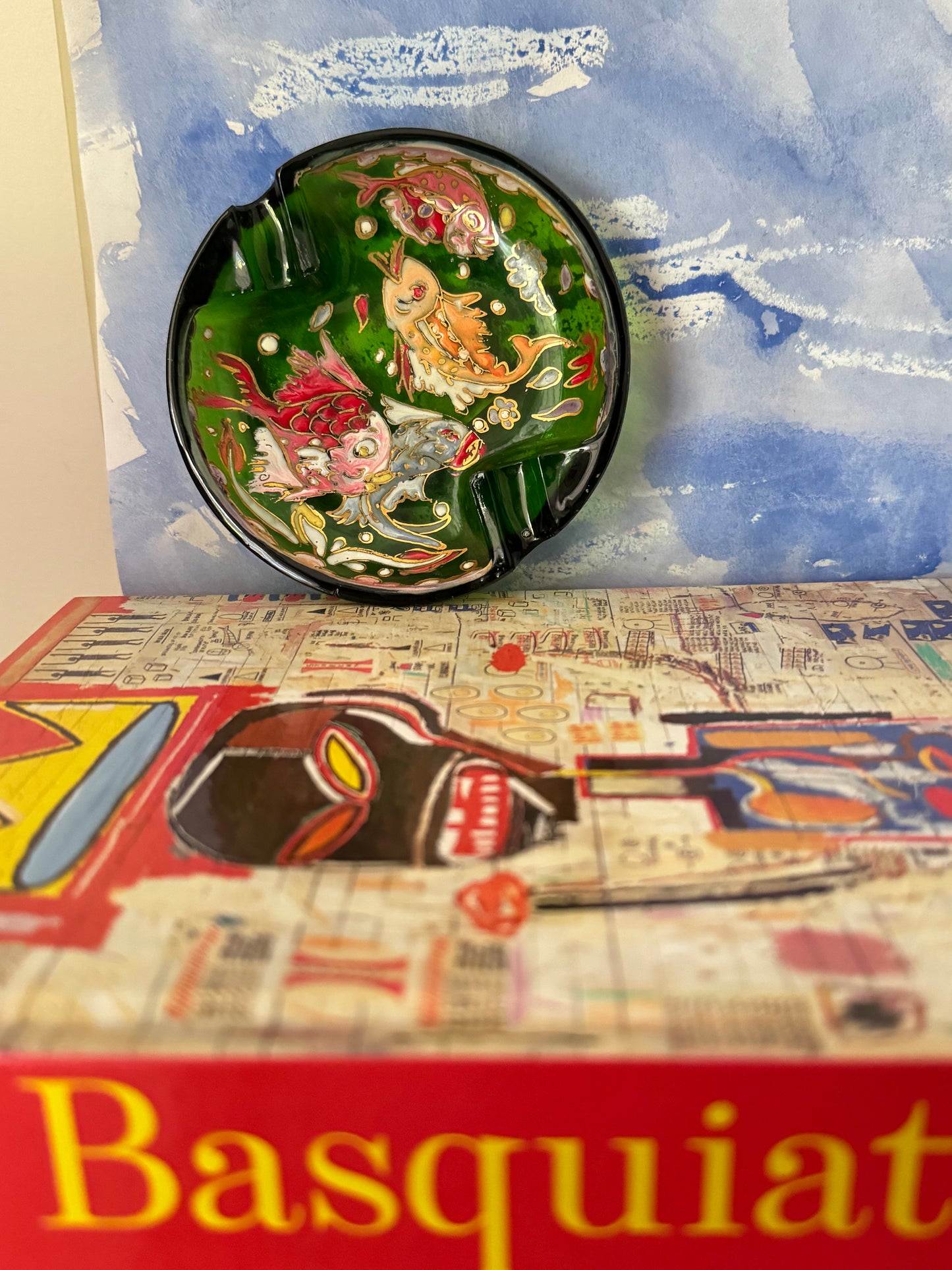 ARTISAN CRAFTED HAND PAINTED ASHTRAY
