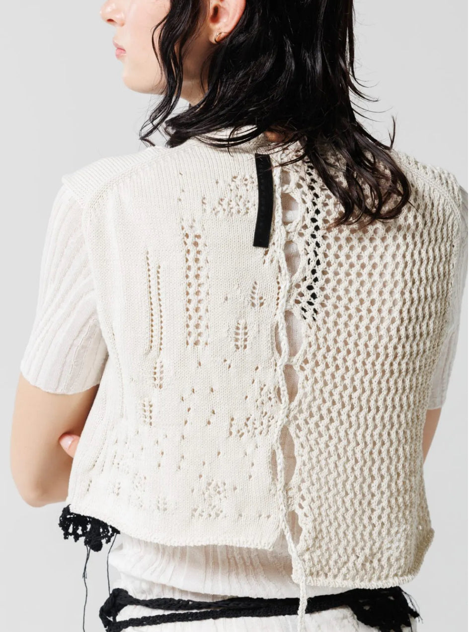 CROP KNIT LACE