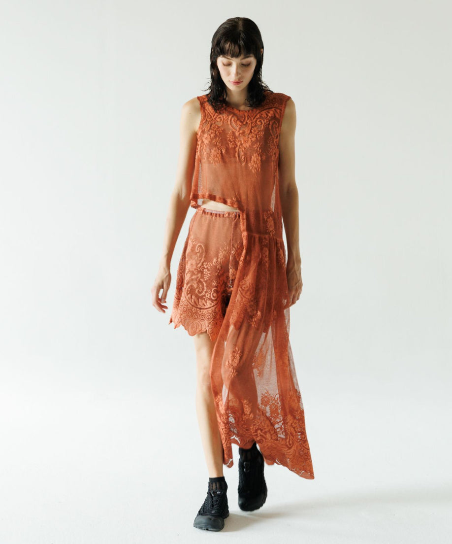GREY HALF DRESS LACE