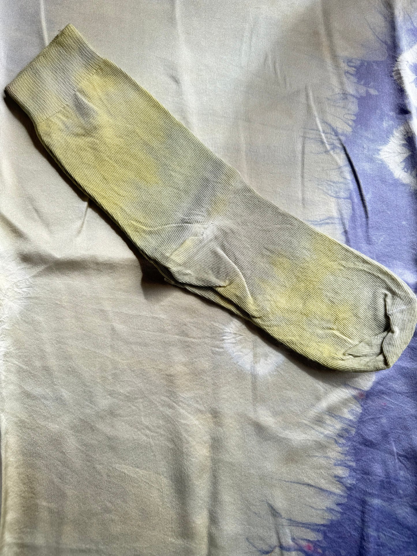 FIELD FINE MERINO SOCK ~ YELLOW/GREEN