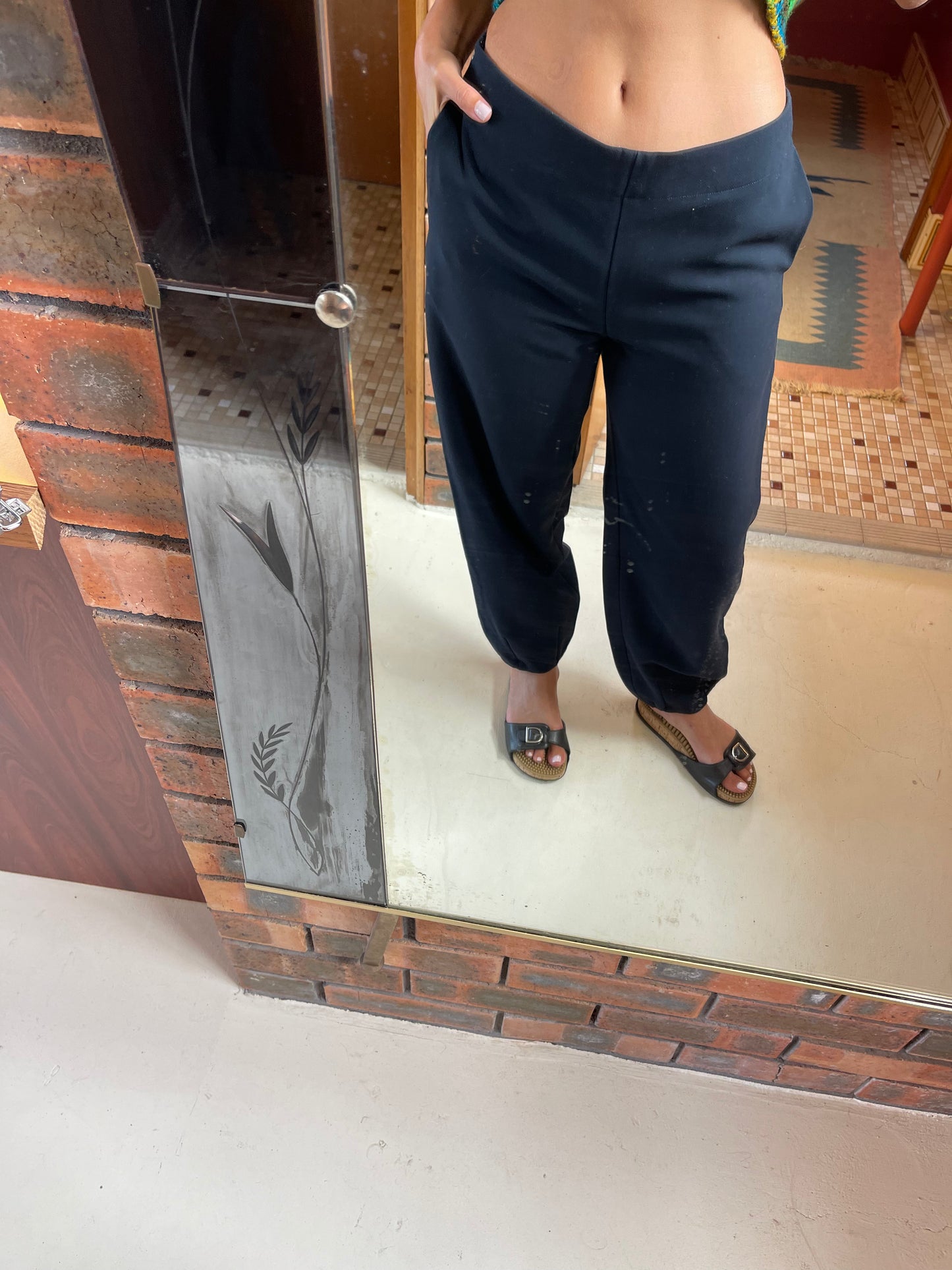 SUSTAIN - RACHEL COMEY NAVY SUIT PANT