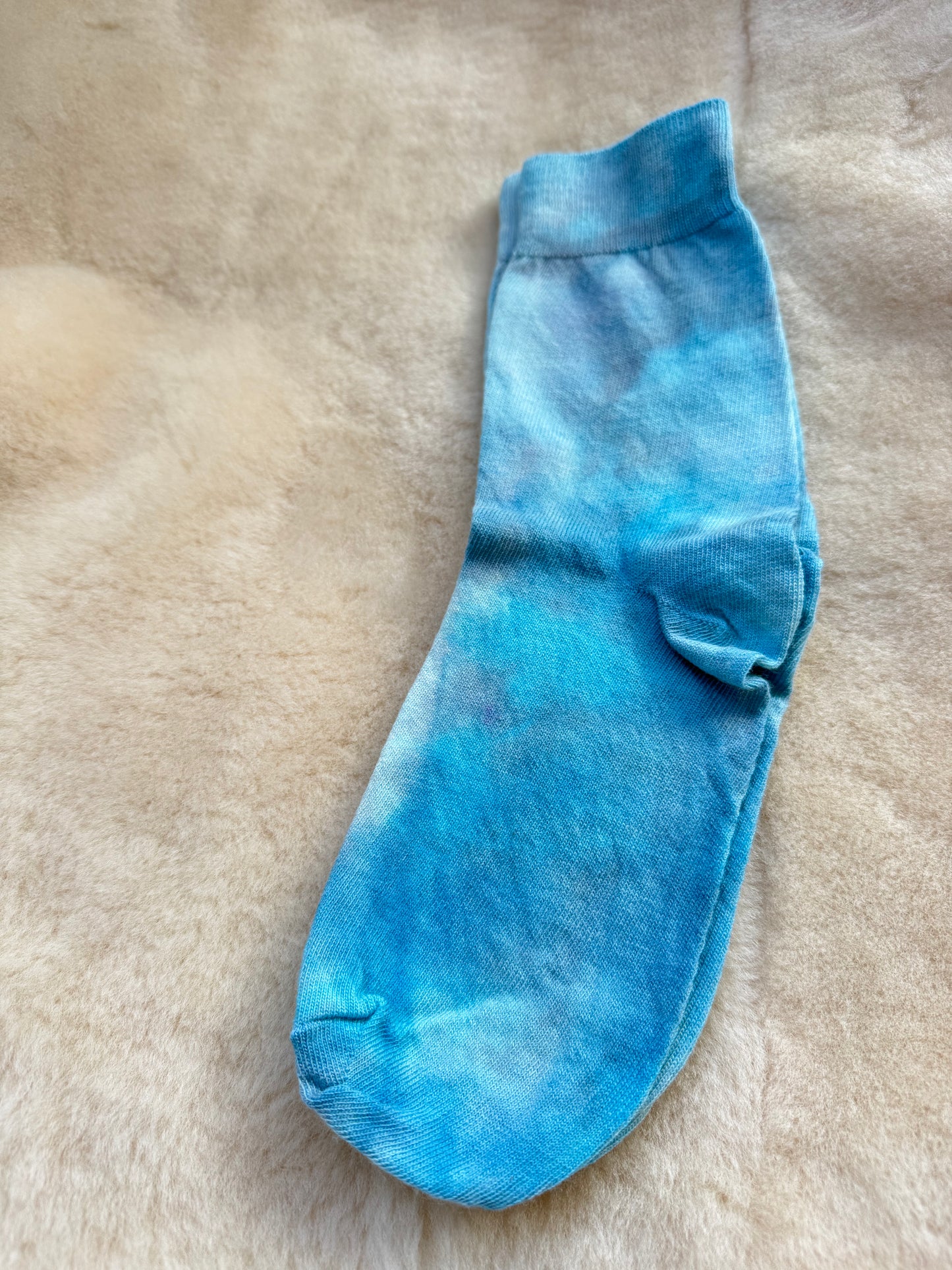 FIELD FINE MERINO SOCK ~ ICY BLUE