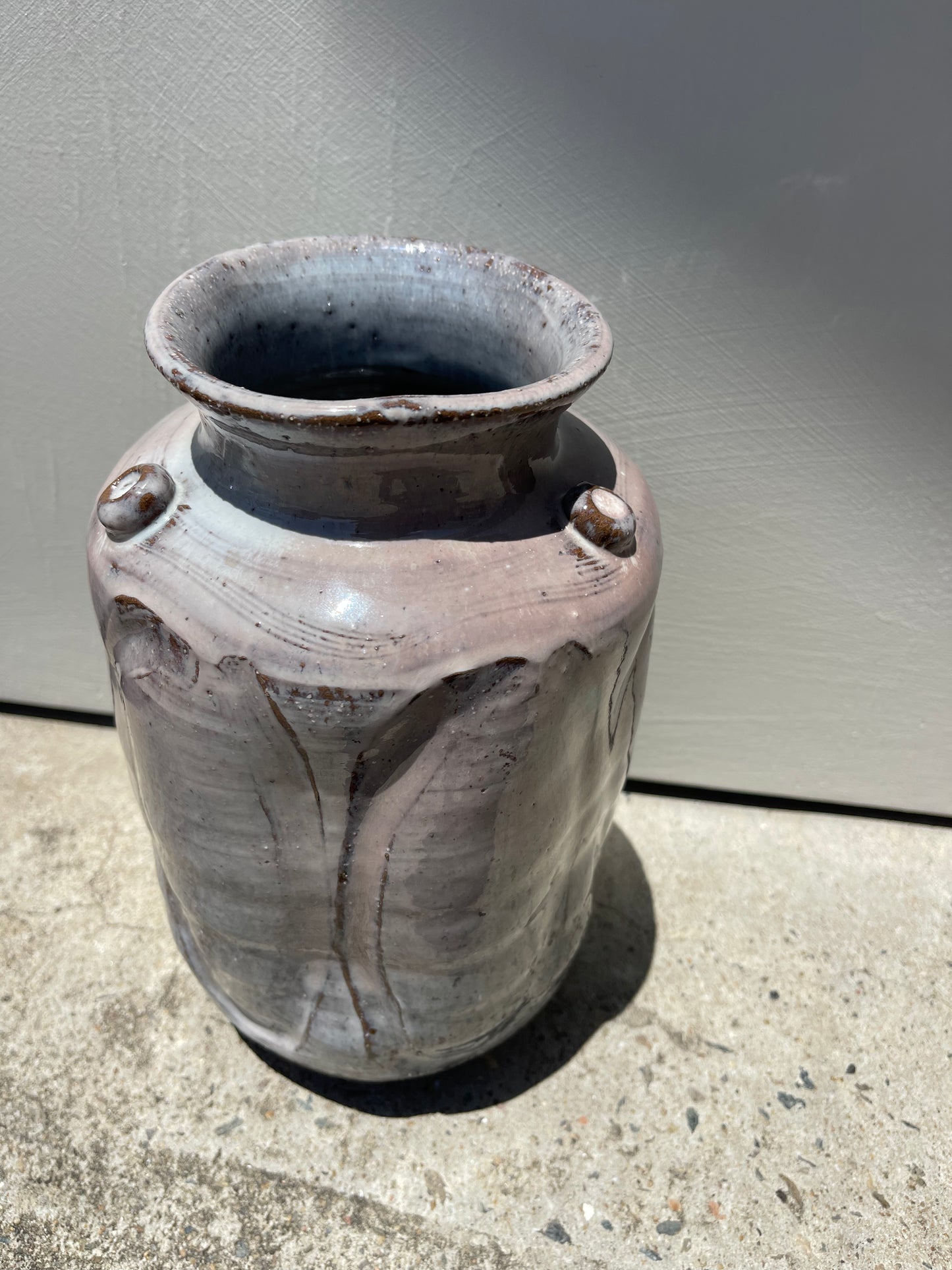 JAPANESE MEDIUM MAUVE VASE