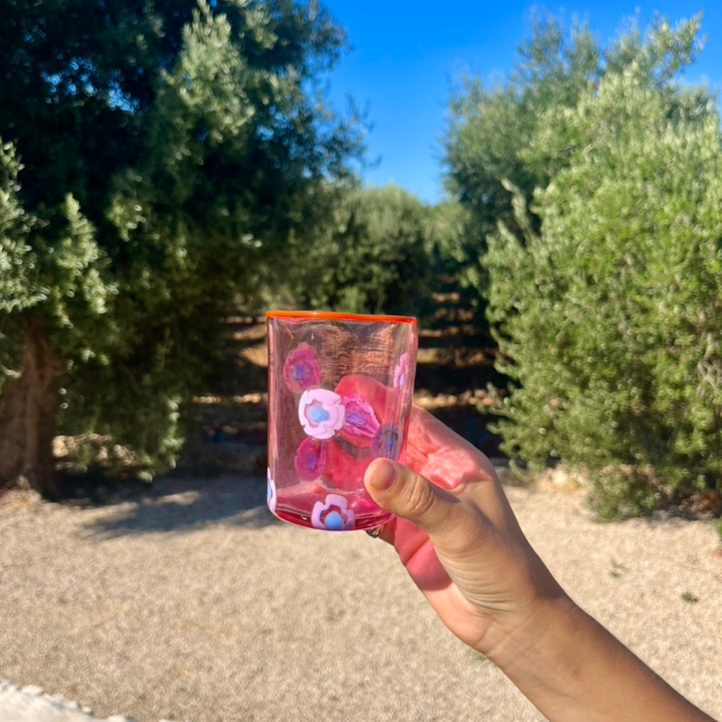 Cleo - Handblown Murano Drinking Glass/Tumbler