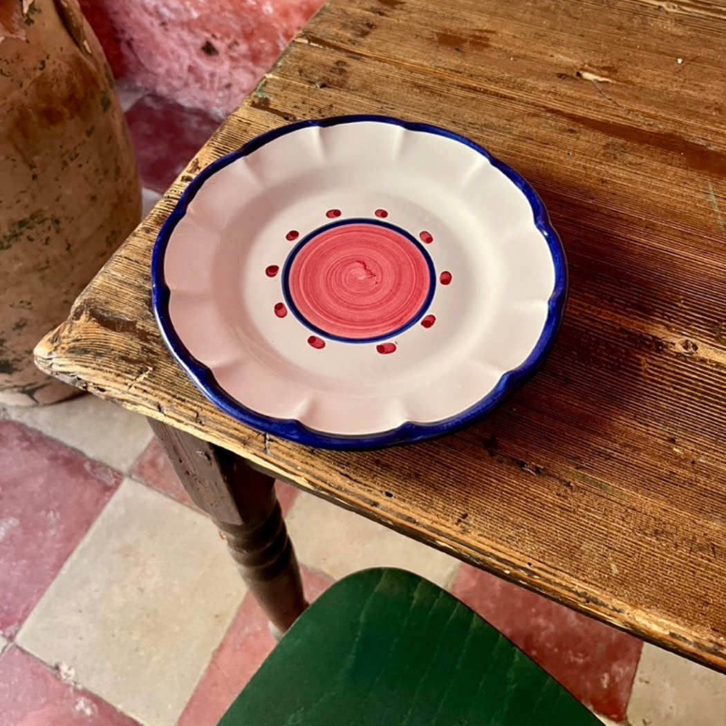Sienna Salad Plate - Handmade & Hand Painted on the Amalfi