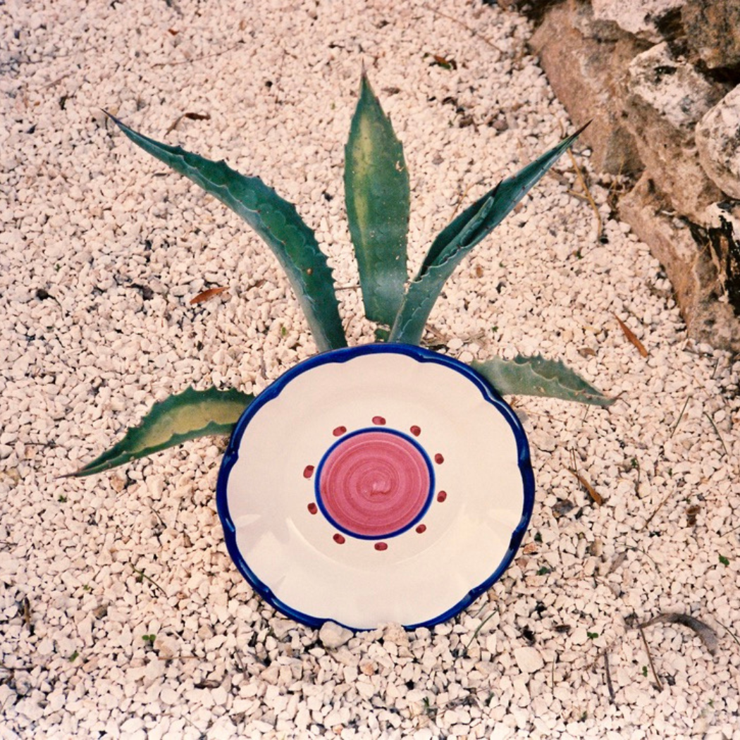 Sienna Salad Plate - Handmade & Hand Painted on the Amalfi