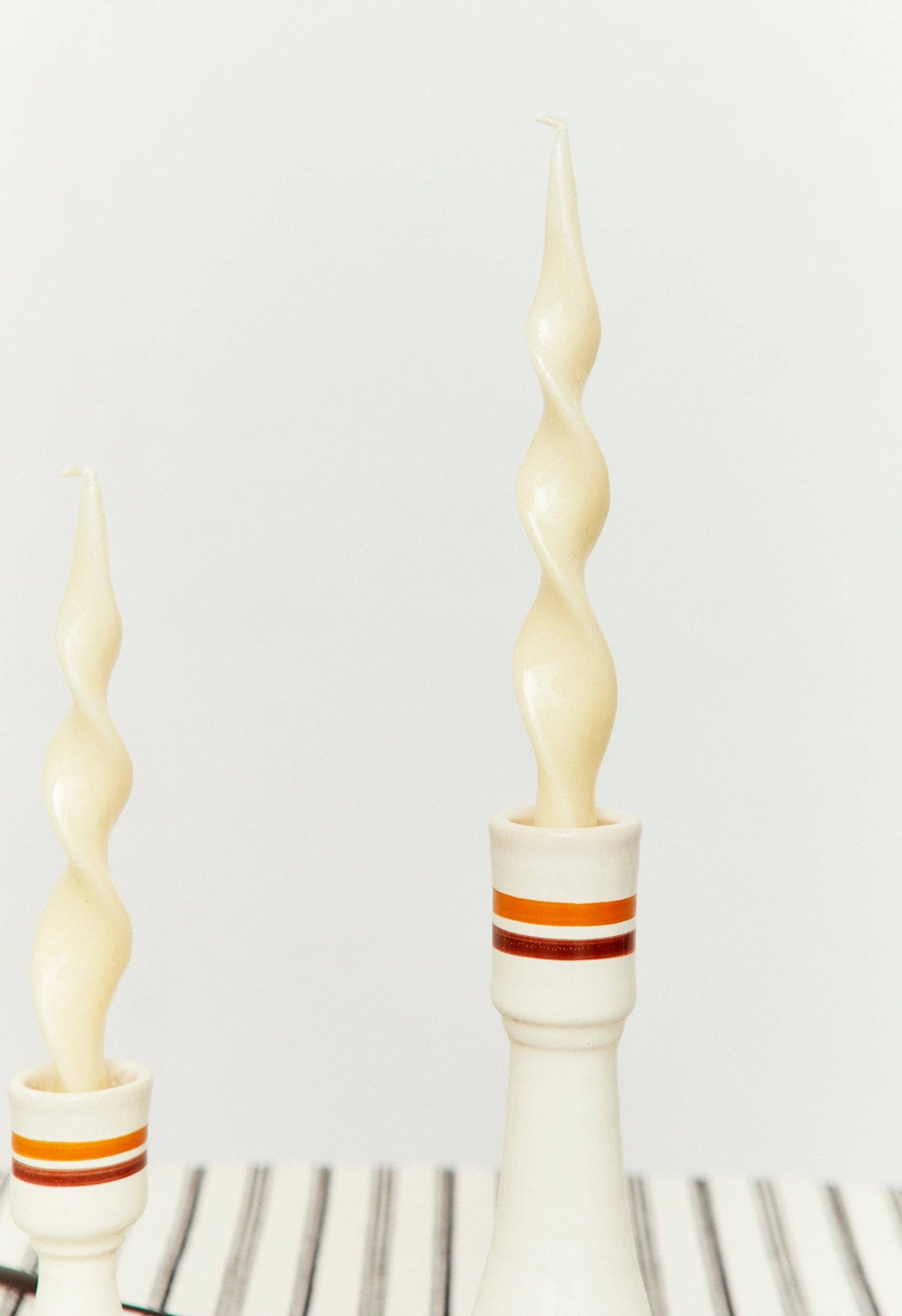 Ceramic bridge candelabras
