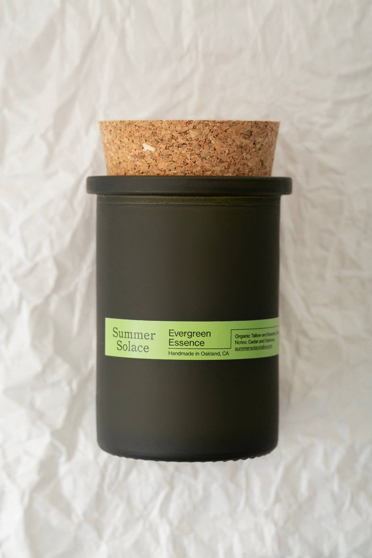 Evergreen Essence (Cedar and Oakmoss) Candle - Regenerative