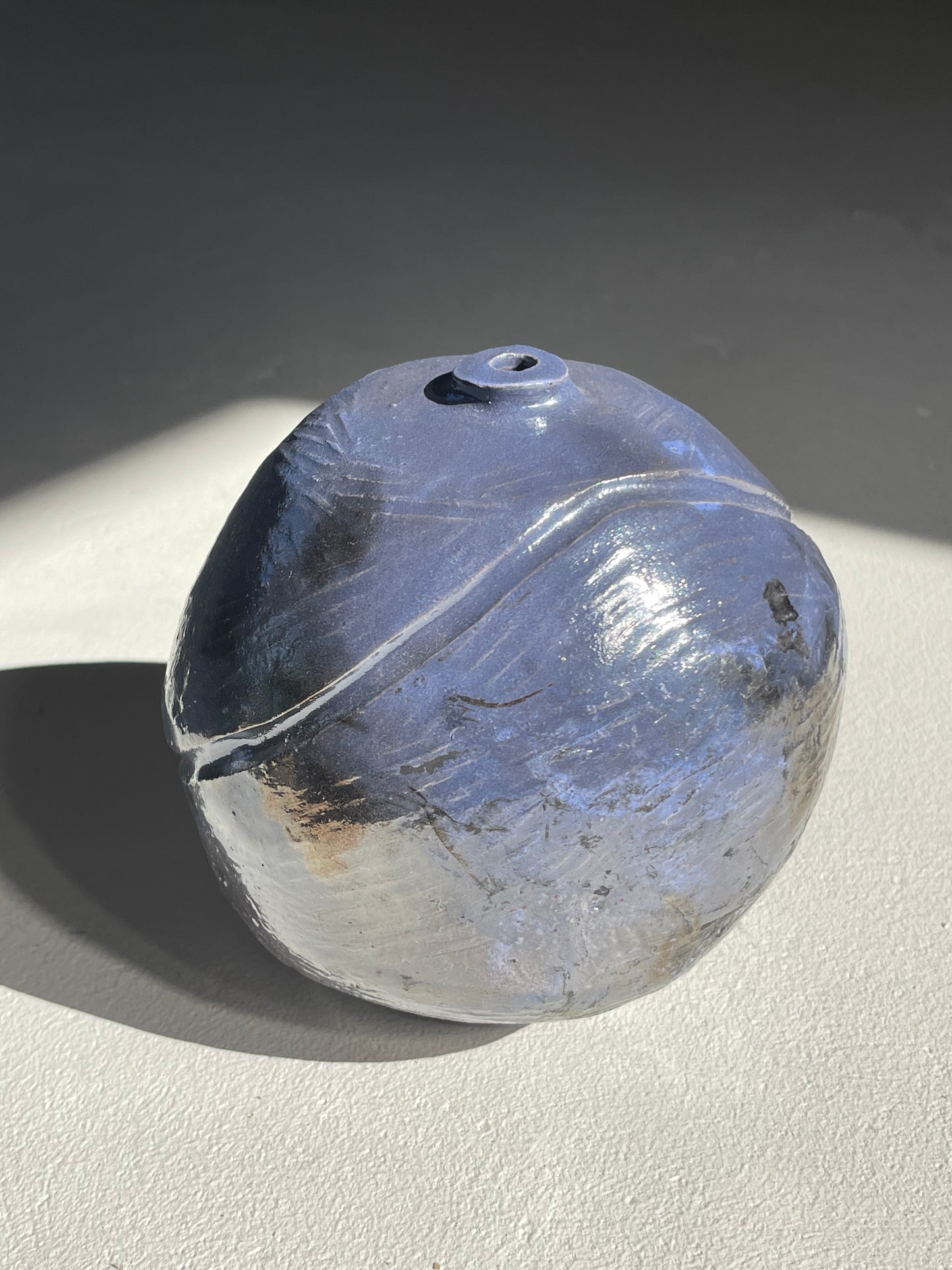 RAKU METALLIC VASE