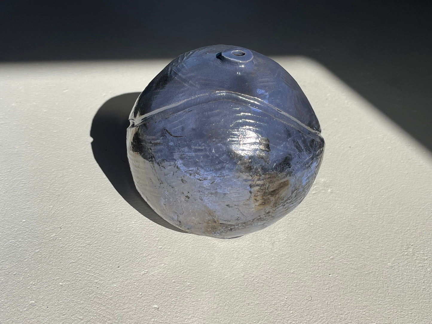 RAKU METALLIC VASE
