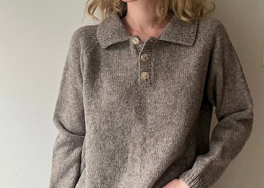Wool Collared Sweater