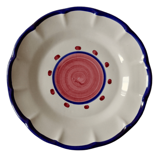 Sienna Salad Plate - Handmade & Hand Painted on the Amalfi