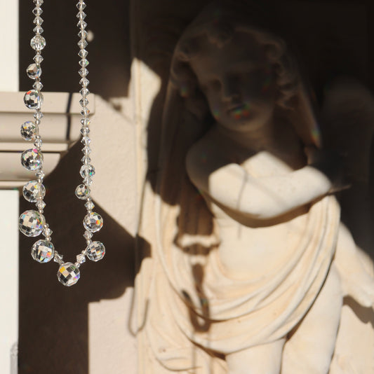 CRYSTAL 20S BEADED NECKLACE