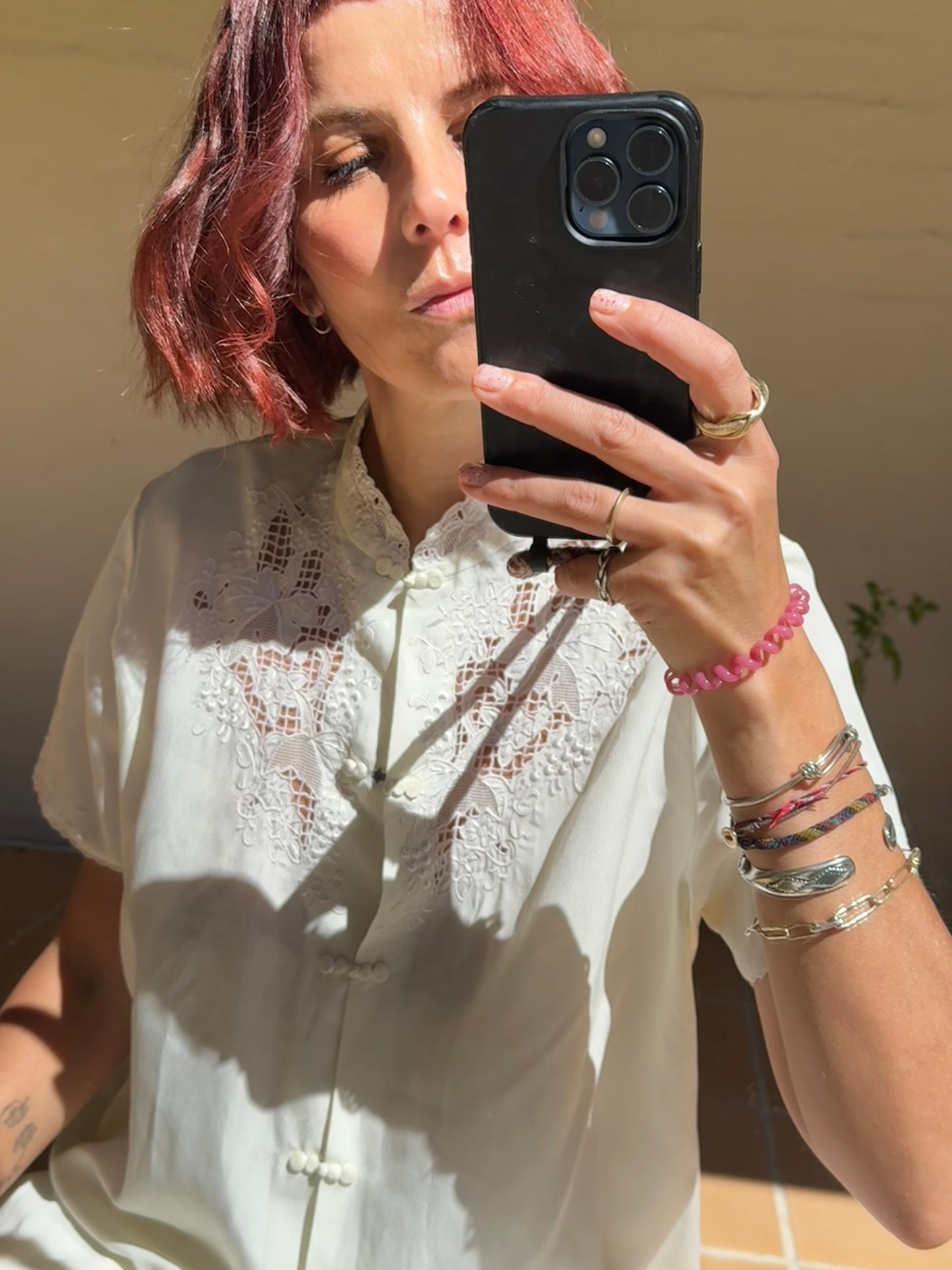 SILK DAFFODIL BLOUSE