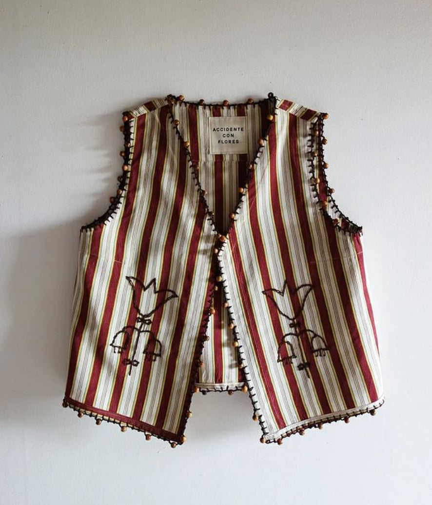 HANDWOVEN SILK VEST