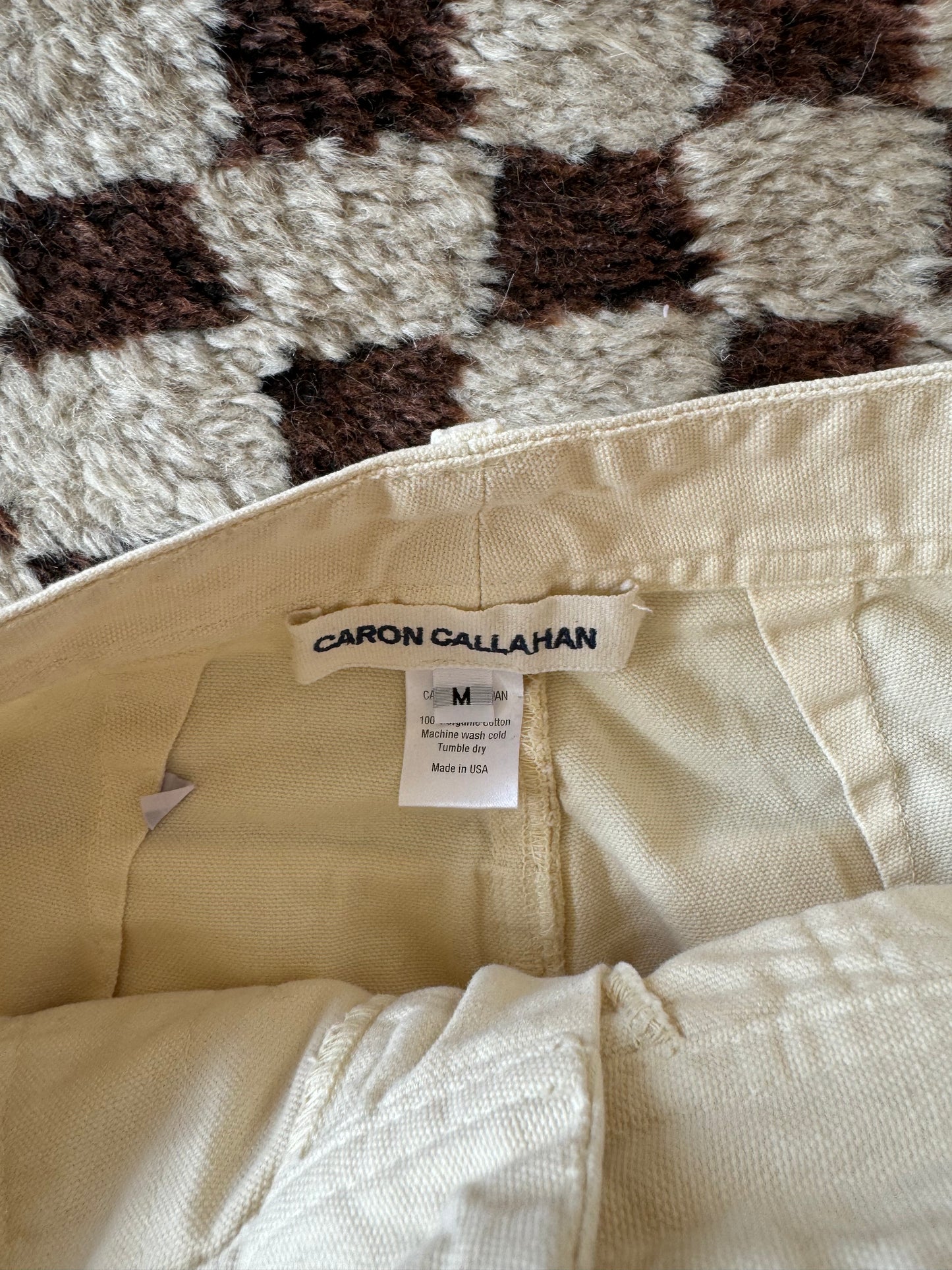 SUSTAIN CARON CALLAHAN CREAM PANT