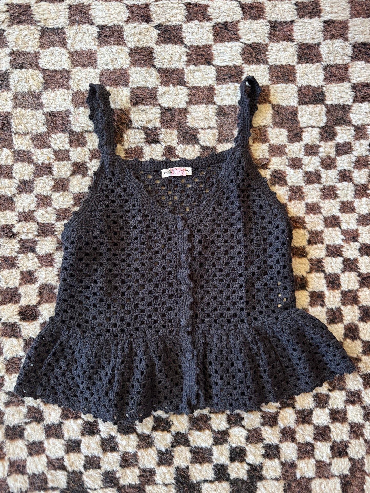 SUSTAIN ULLA JOHNSON CROCHET VEST