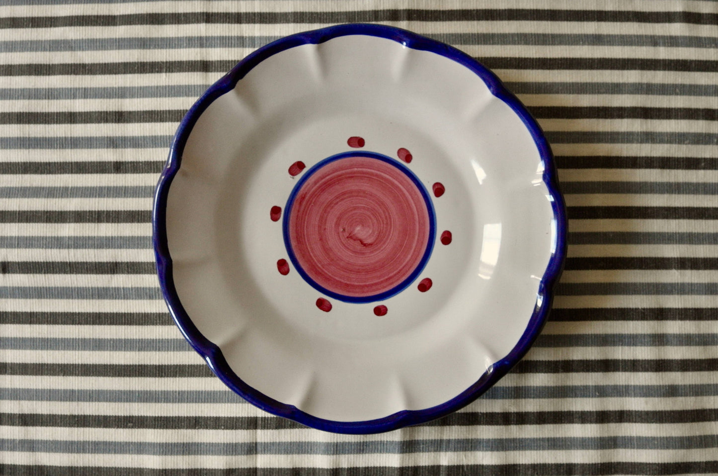 Sienna Salad Plate - Handmade & Hand Painted on the Amalfi