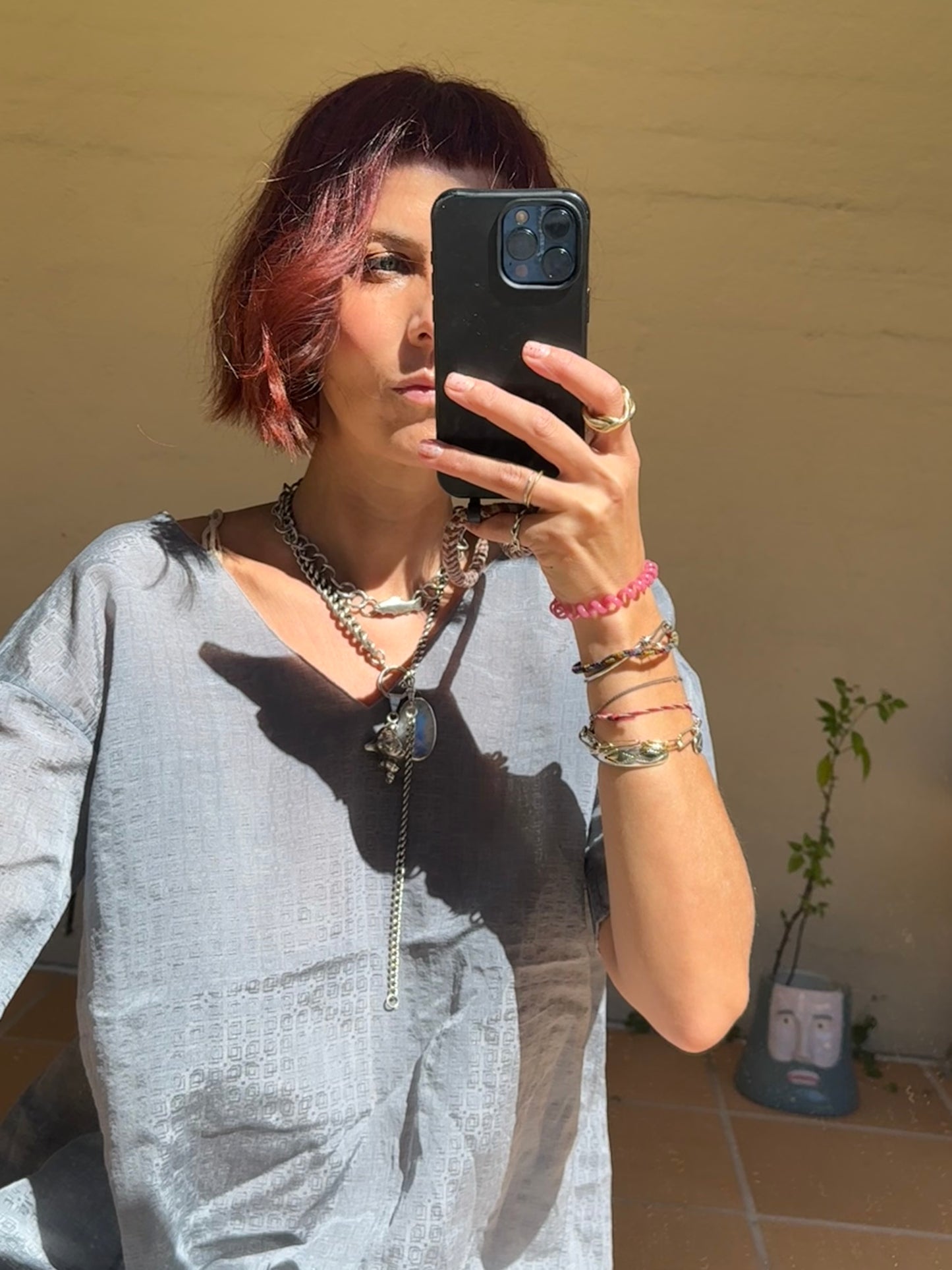 MARNI ~ TIE BACK BLOUSE