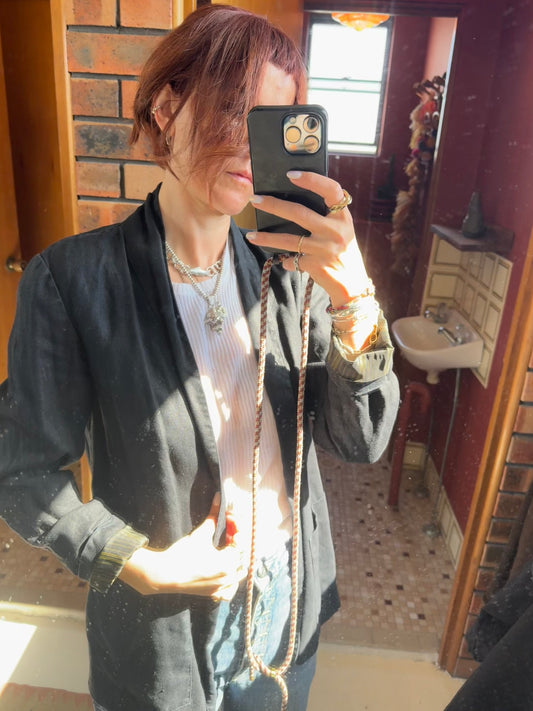 SUSTAIN RAQUEL ALLEGRA LINEN JKT