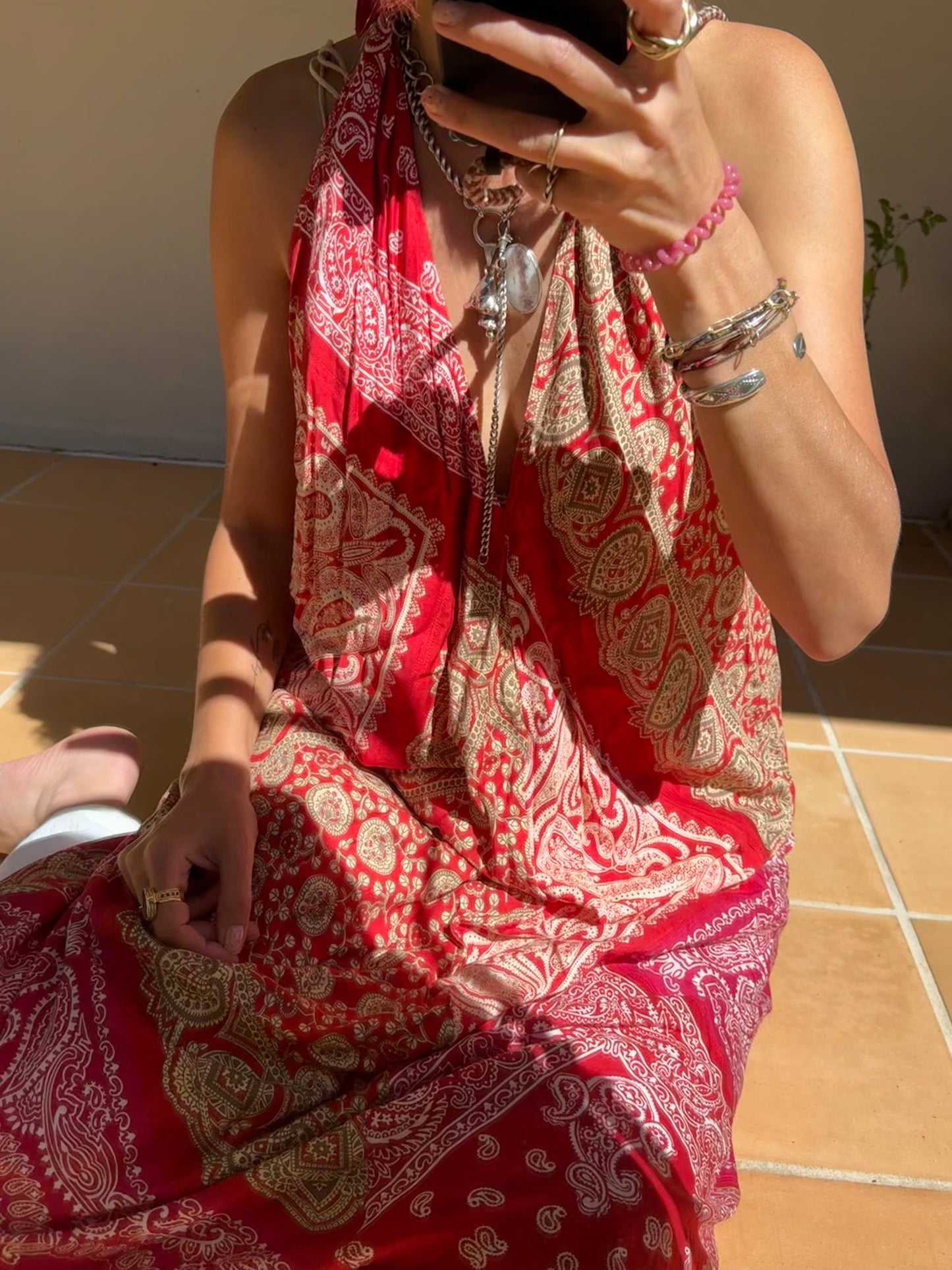 RALPH LAUREN HALTER DRESS