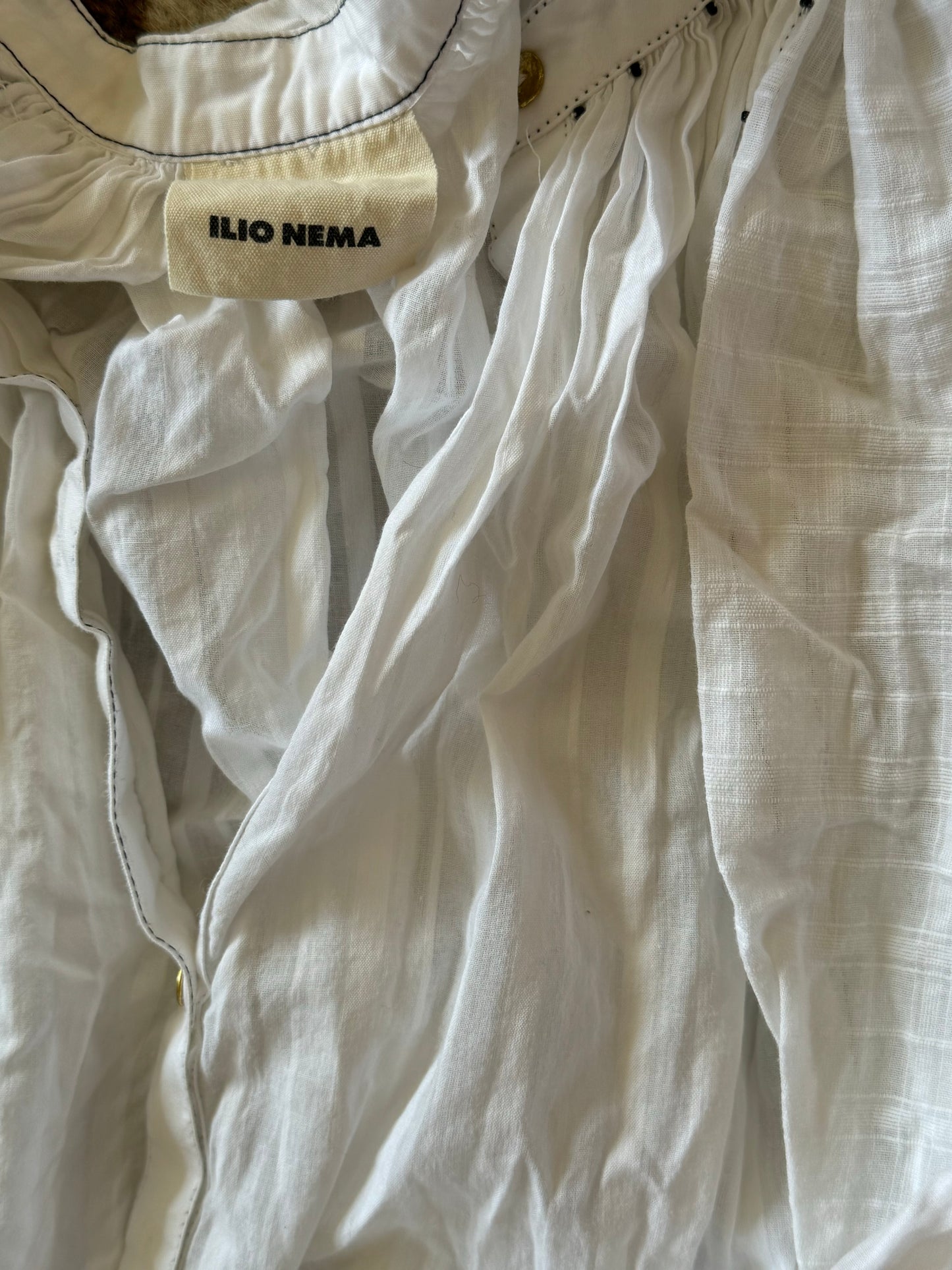 SUSTAIN ILIO NEMA COTTON BLOUSE