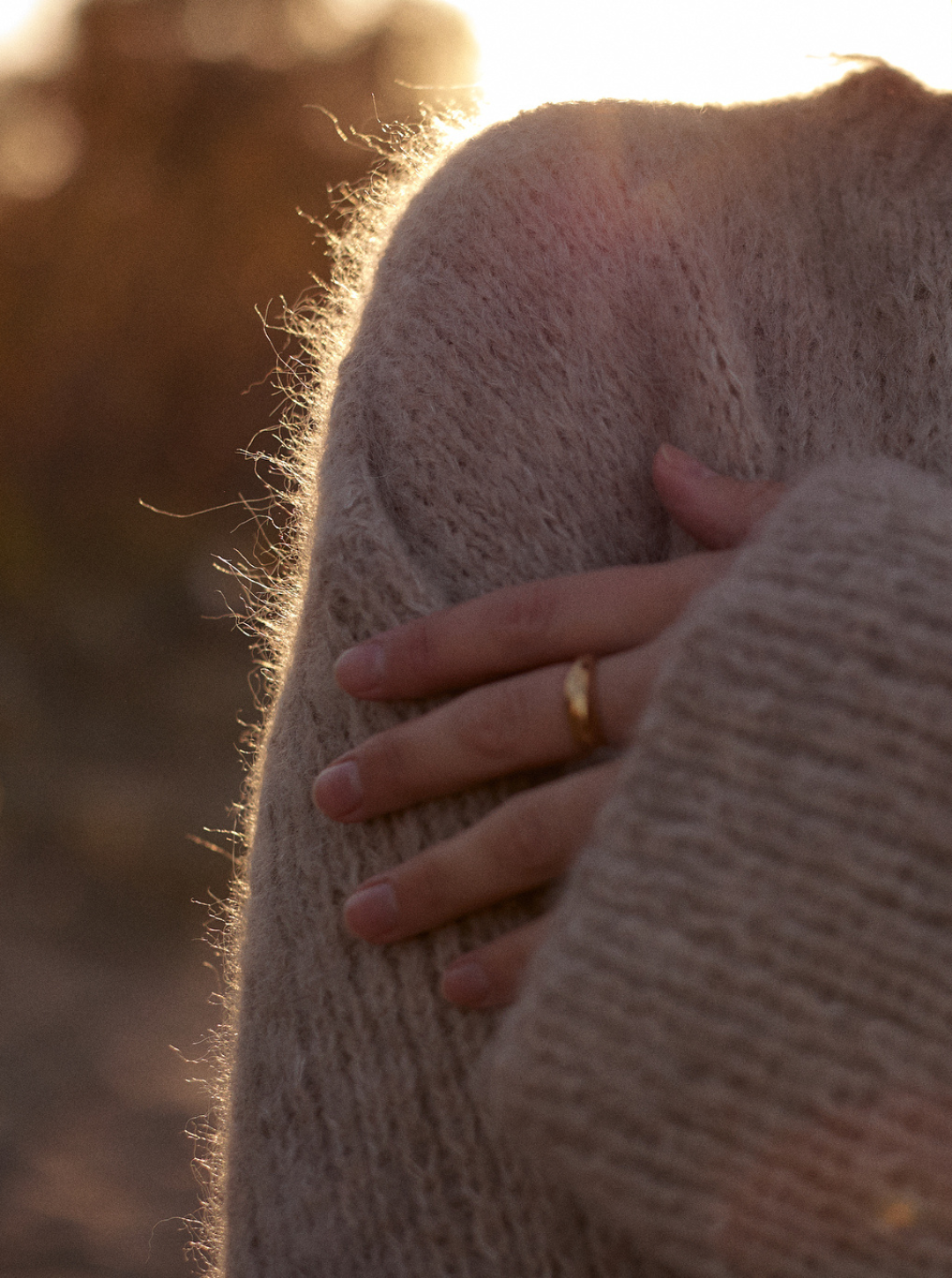 Luca Sweater // Sand Alpaca Wool & Silk