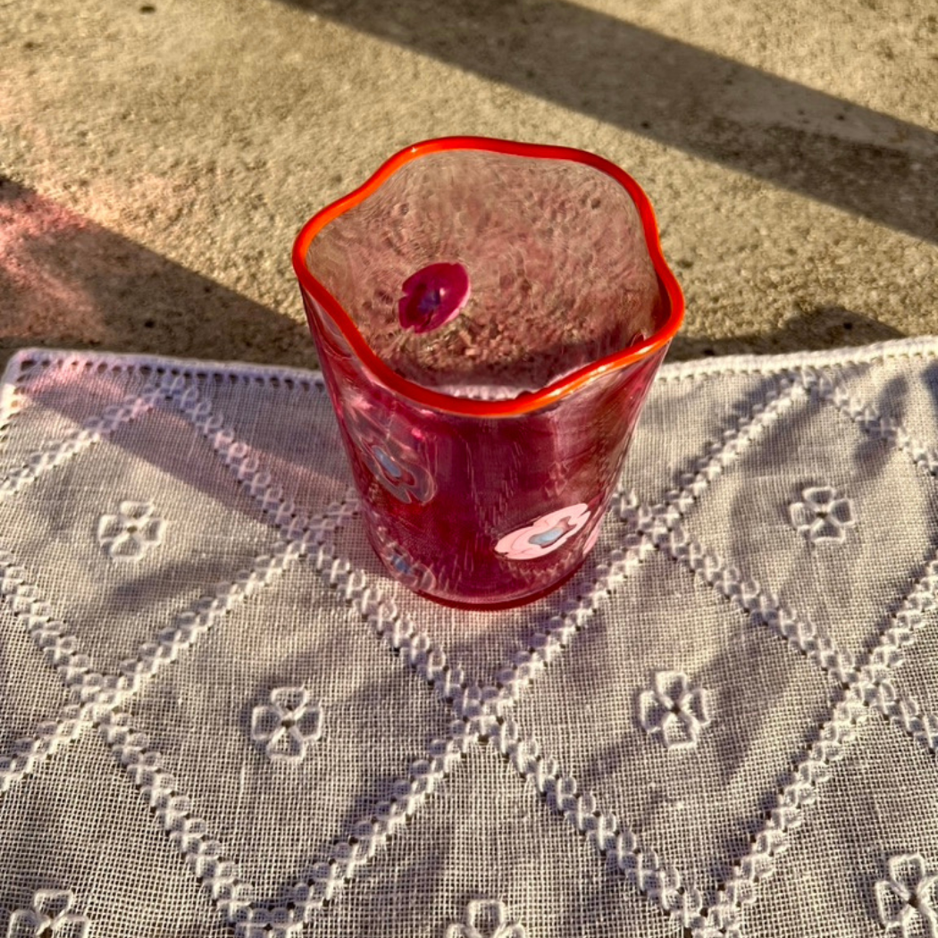 Cleo - Handblown Murano Drinking Glass/Tumbler