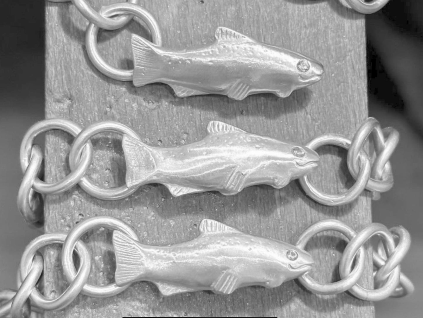 SILVER TROUT BRACELET