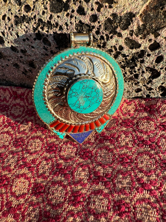 STERLING SILVER NAVAJO PENDANT