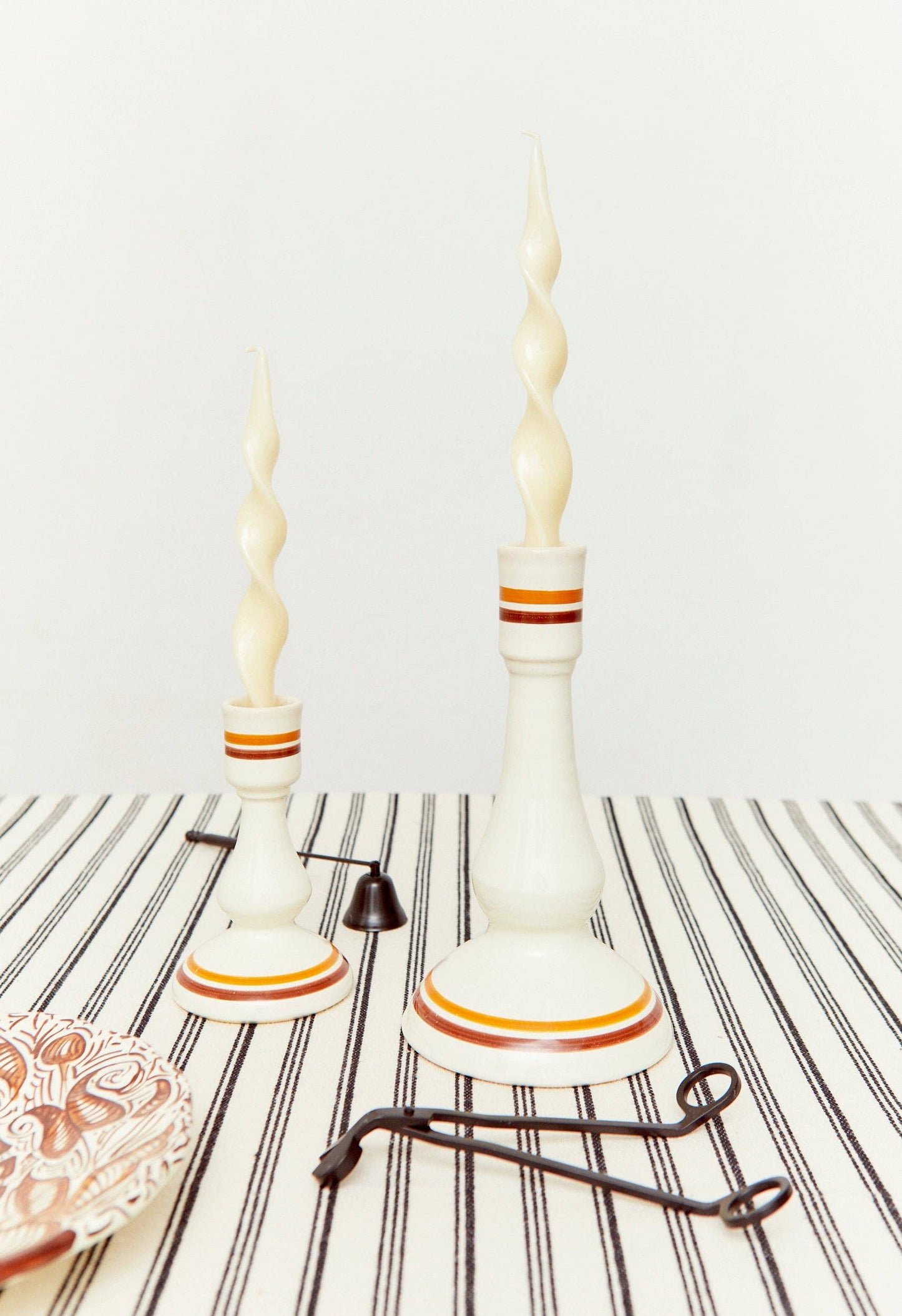 Ceramic bridge candelabras