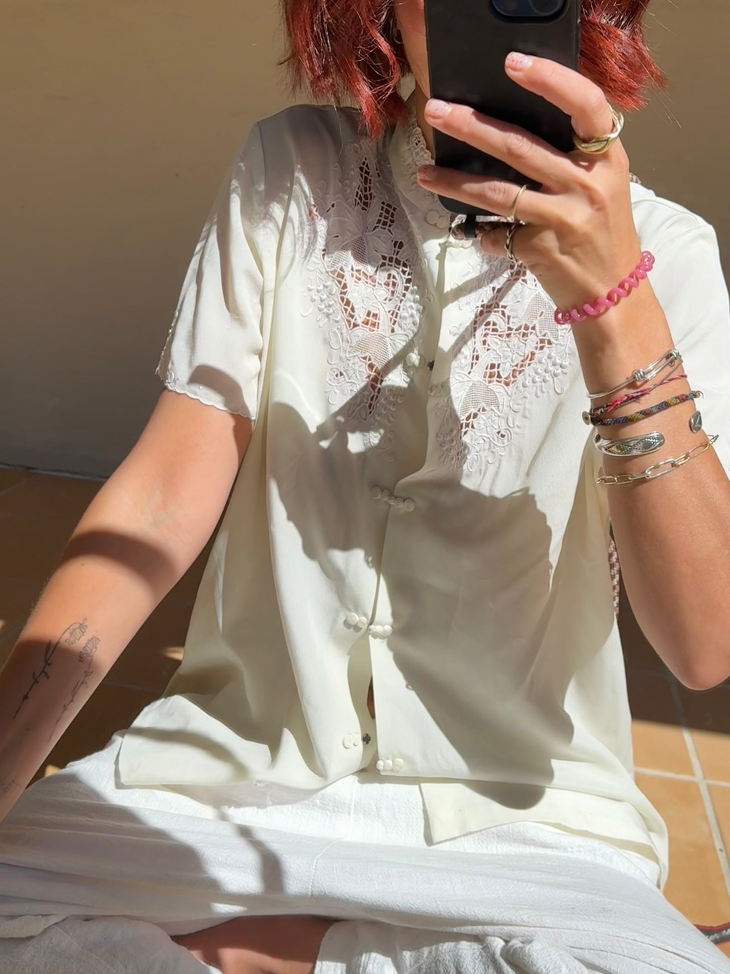 SILK DAFFODIL BLOUSE